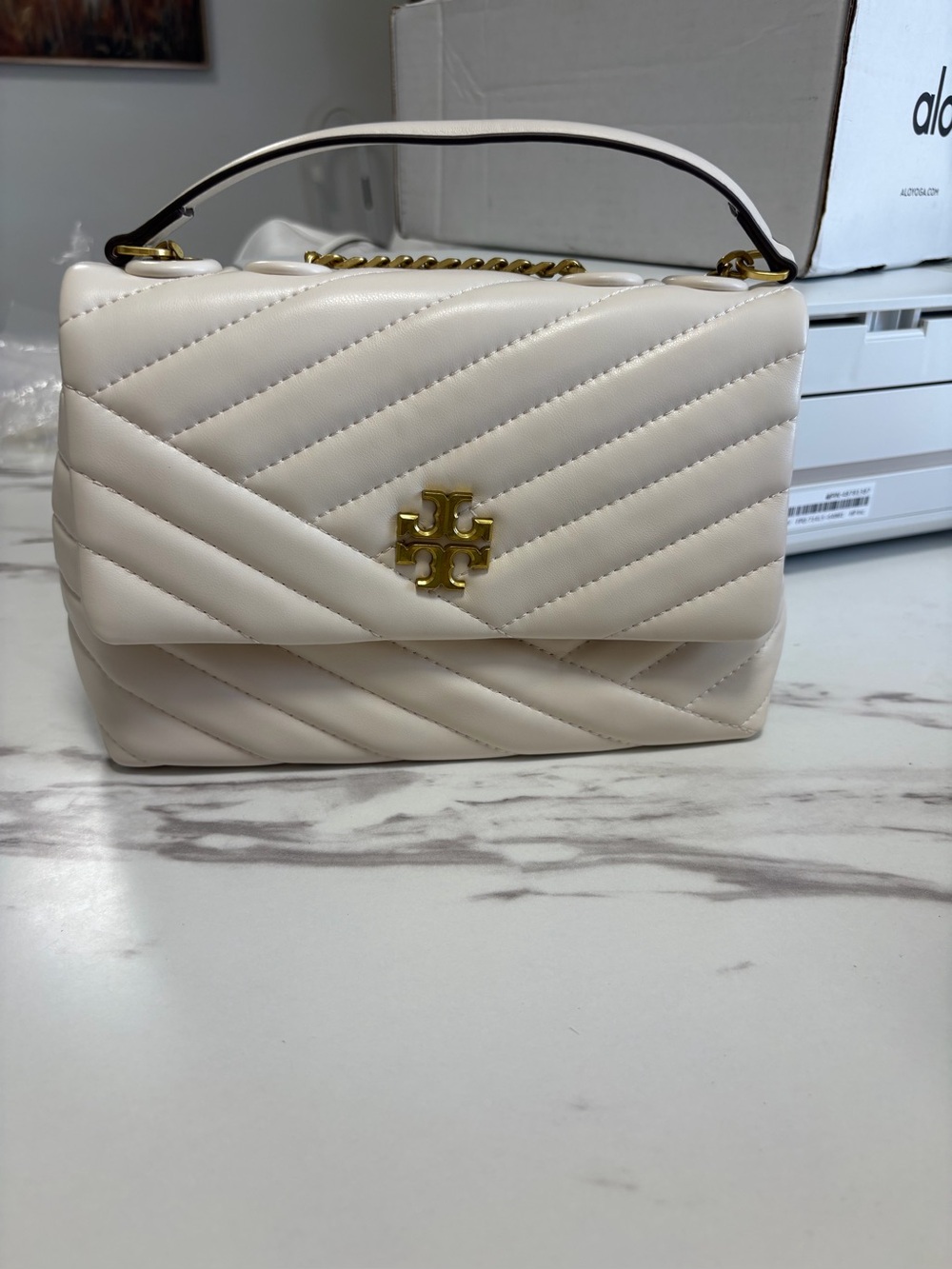 Tory Burch Kira Chevron Convertible Shoulder Bag